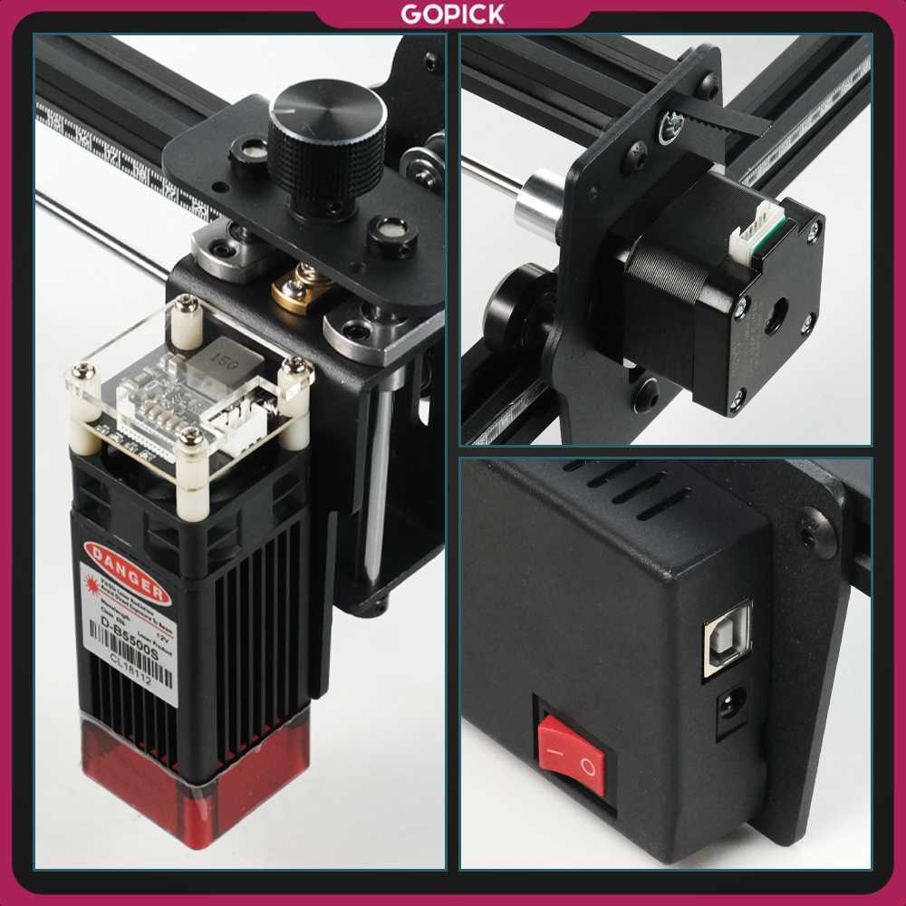 DIY Laser Engraving Machine CNC 2-Axis 445nm - LE400