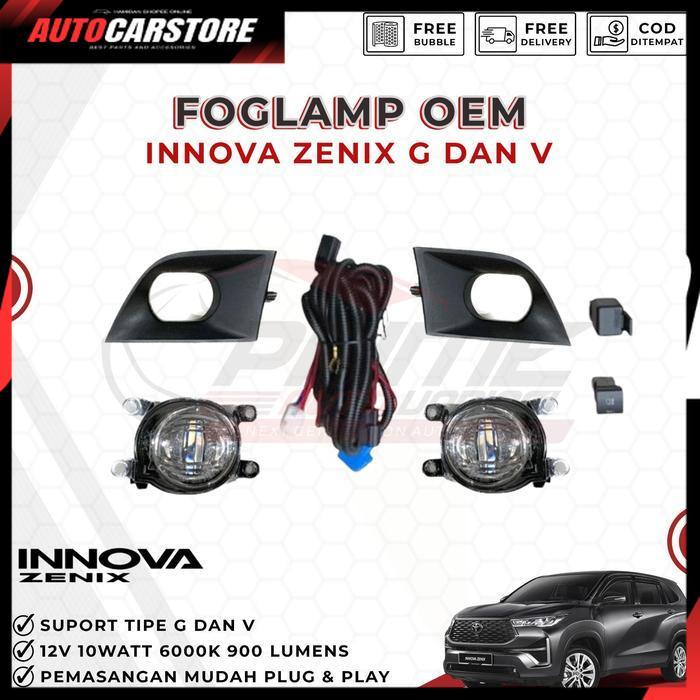 [ ACSports ] DRL FOGLAMP INNOVA ZENIX FOGLAMP INNOVA ZENIX FOG LAMP INNOVA ZENIX - FOGLAMP KOMPLIT +
