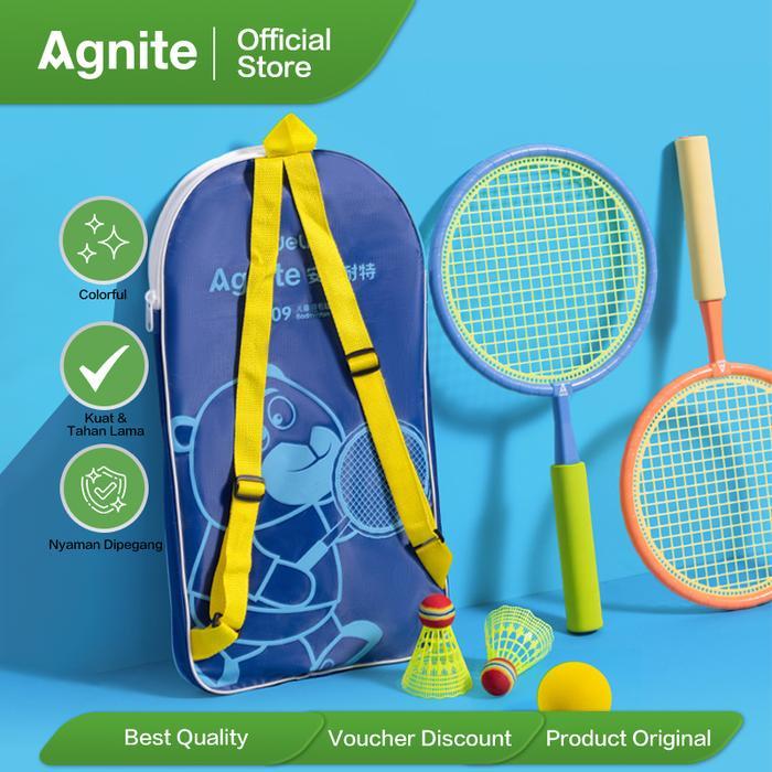 Agnite Raket Bulutangkis Anak / Children Badminton Racket Raket Bulu tangkis Mini Mainan Anak FT409