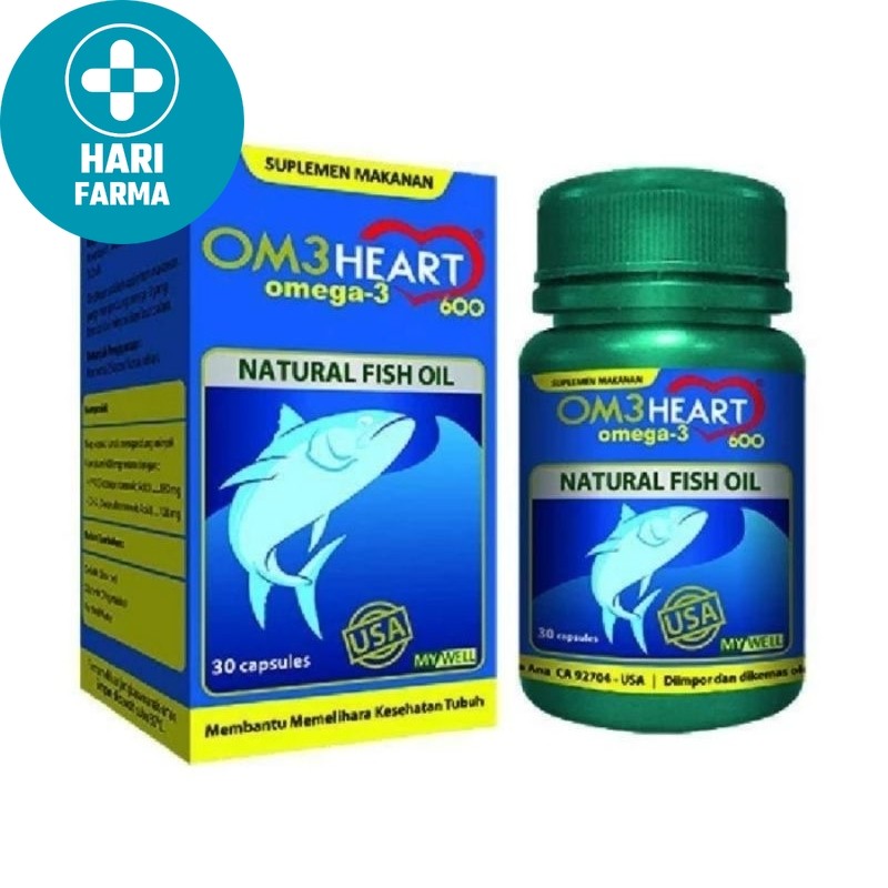 MYWELL OM3HEART OMEGA3 ISI 30 KAPSUL