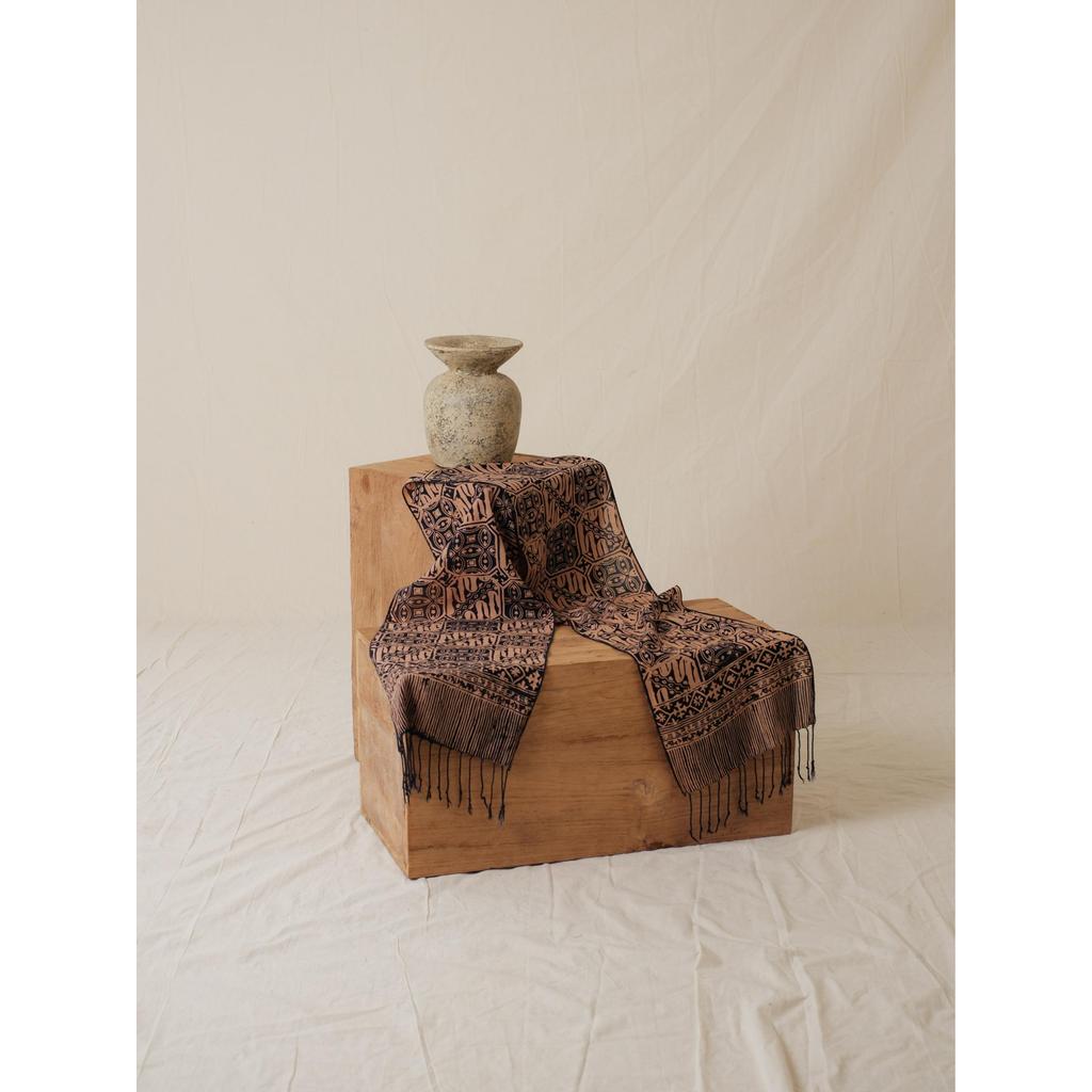 BATIK RATU - Scarf Batik Tambal Kombi - Dark Blue | DNC