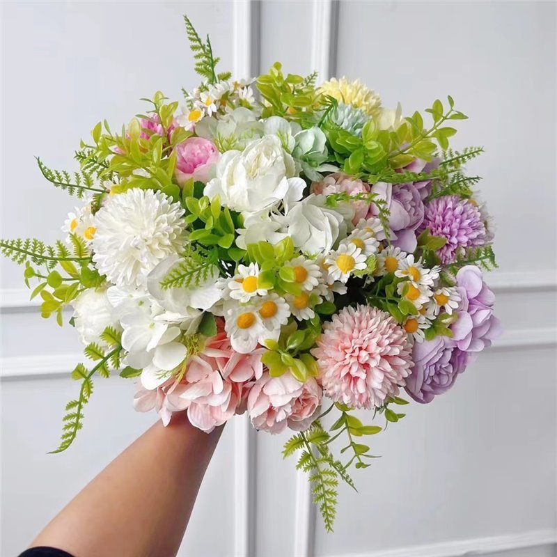 Hiasan Bunga Tiruan Berkualitas Tinggi Hiasan Bunga Kering bunga hiasan ruang tamu-Penjualan grosir