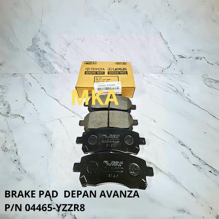 BRAKE PAD  DEPAN AVANZA P/N 04465-YZZR8