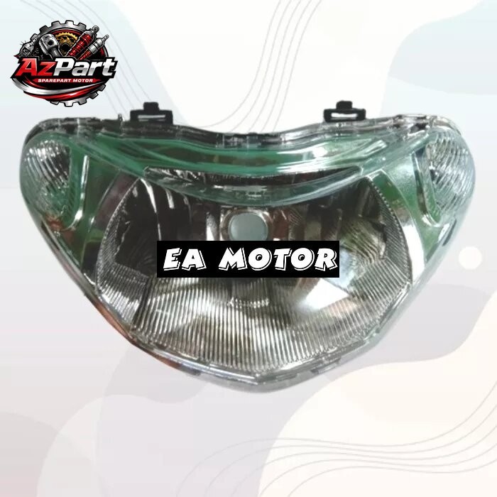 Reflektor Mika Lampu Depan Motor Yamaha Mio Sporty Smile Tahun 2007 - 2012 (FREE BUBBLE)