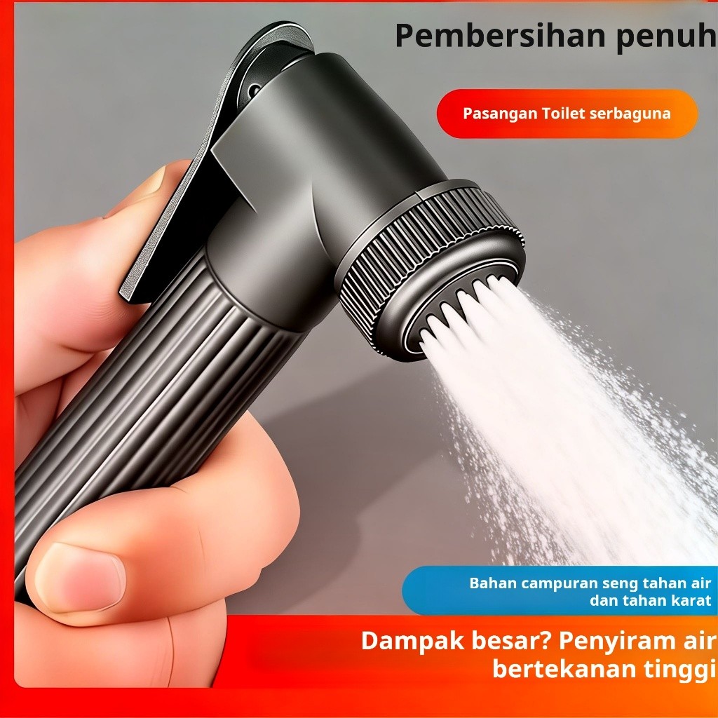 Semprotan WC Jet Spray Tekanan Tinggi ABS - Bidet Toilet Hemat Air Serbaguna