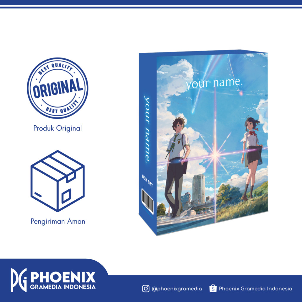 (Xilas) Phoenix Gramedia Komik Your Name Box Set Nostalgia