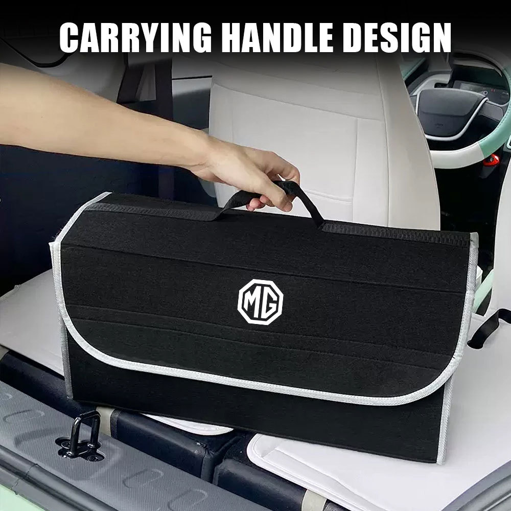 Car Trunk Storage Box With Lid Felt Folng Organizador for MG MORRIS GARAGES ZS GS ZT HS ZR SW GT TF 
