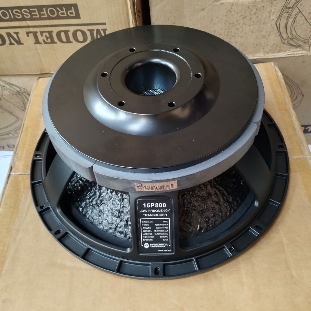 Speaker Woofer RCF 15P800 15 inch Original Kulit Jeruk VC 5 Inch