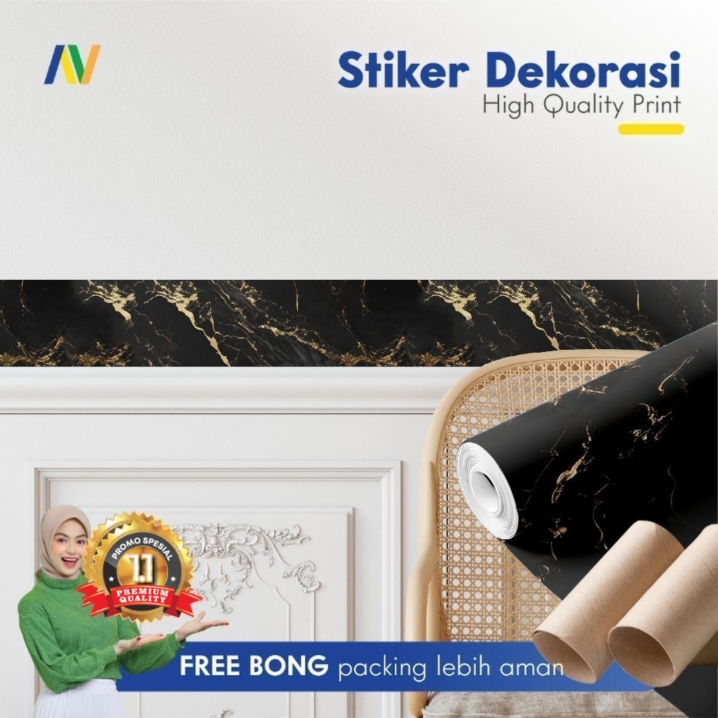 Stiker List | Stiker List Dinding | Stiker List Marble Abstrak | Stiker List Dinding 1 | Stiker Dind