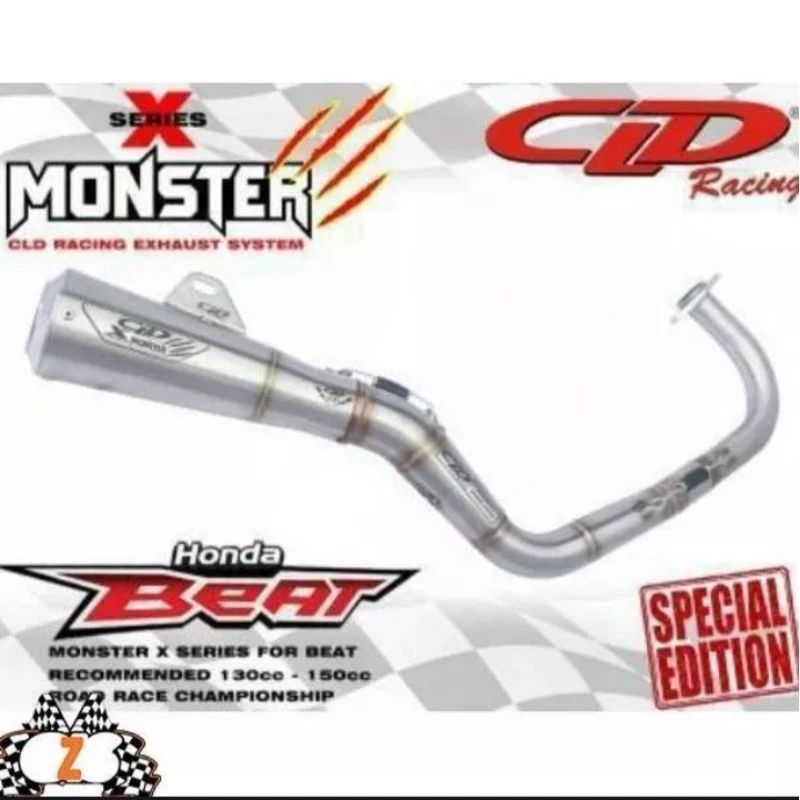 Knalpot CLD x Laser CLD x Monster Beat Mio Vario Nmax Aerox