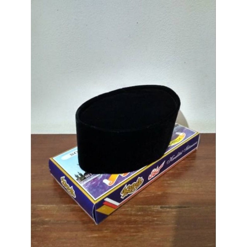 Peci Cap Kapal Songkok Nasional Hitam Non Ac Kwalitas Istimewa Cap Kapal 100% Original