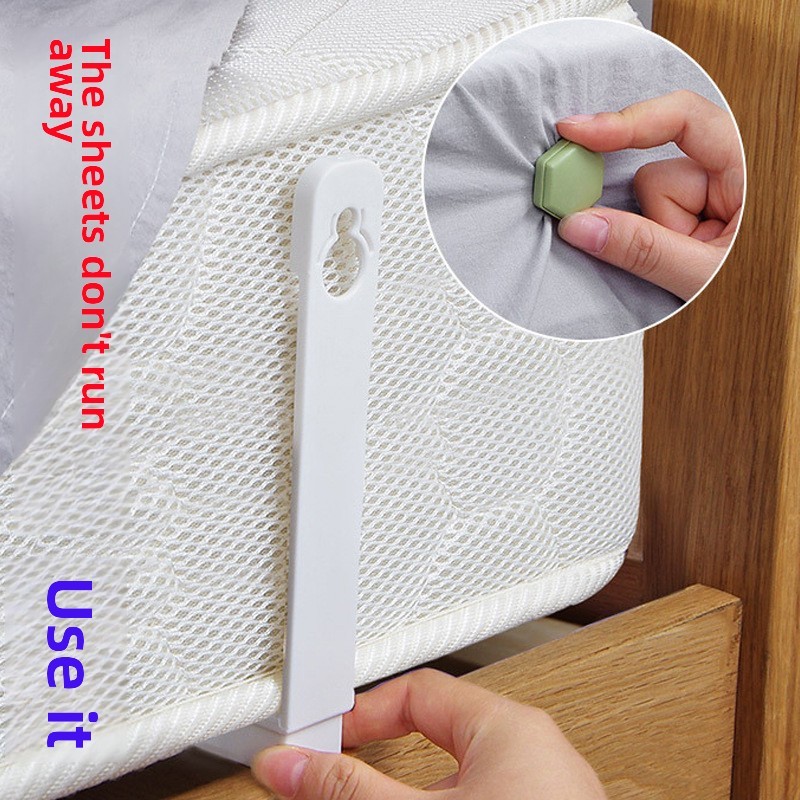 4Pcs Bed Sheet Holder Clip home sofa cover mattress quilt cover non-slip fasteners fixed bracket Hou