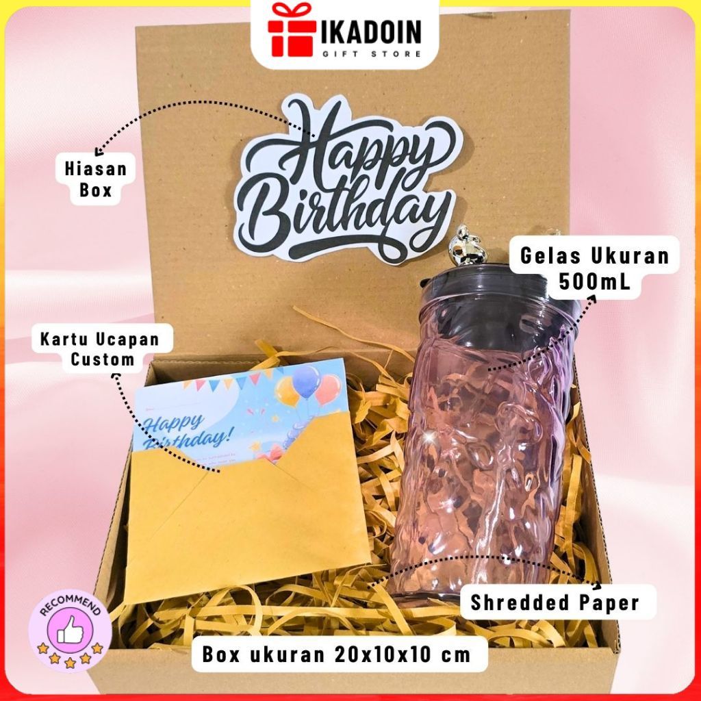 Hampers Botol Paket Hadiah Premium Untuk Pasangan Sahabat Segala Acara Free REQUEST Kartu Ucapan + P