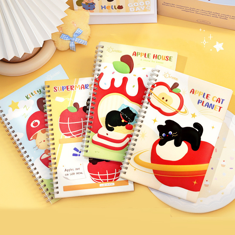 Buku Catatan A5 Lucu/Notebook Aesthetic untuk Remaja Putri Sekolah dan Kantor cocok untuk diary