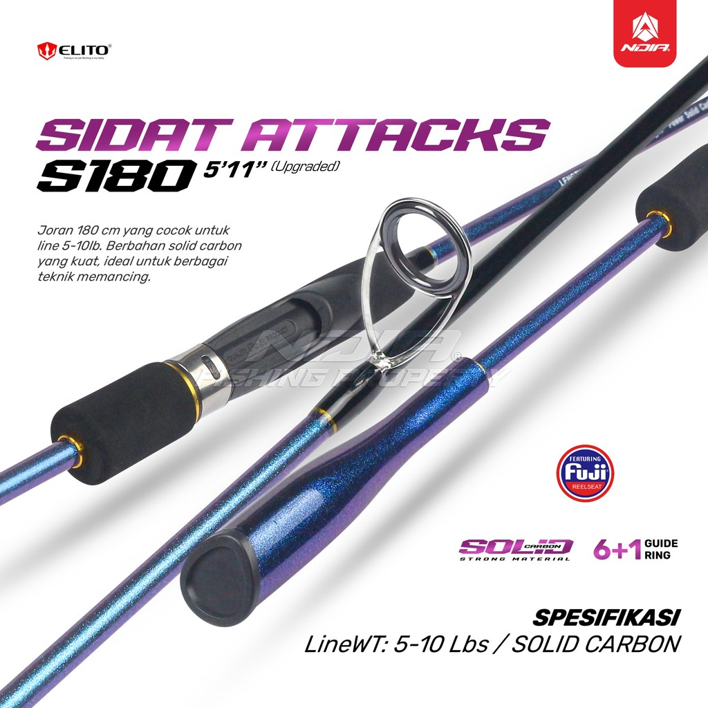 ELITO - Joran SIDAT ATTACK Carbon Solid 180CM