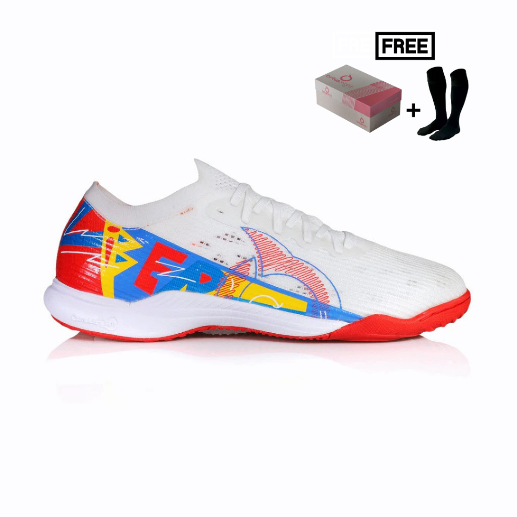Ortuseight Sepatu Futsal Catalyst Liberte V4 IN White Ortred