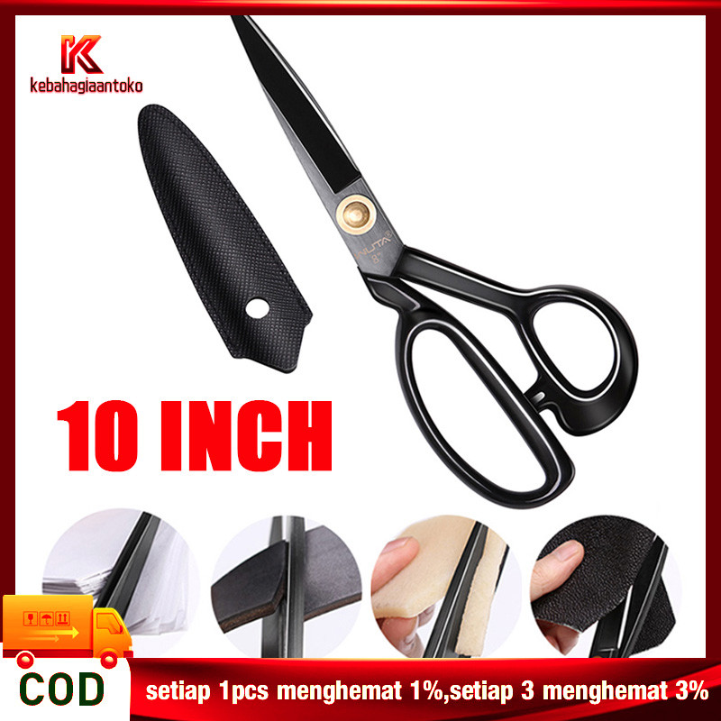 Gunting Kain Butterfly Original Hitam (Gunting Baja) 10"
