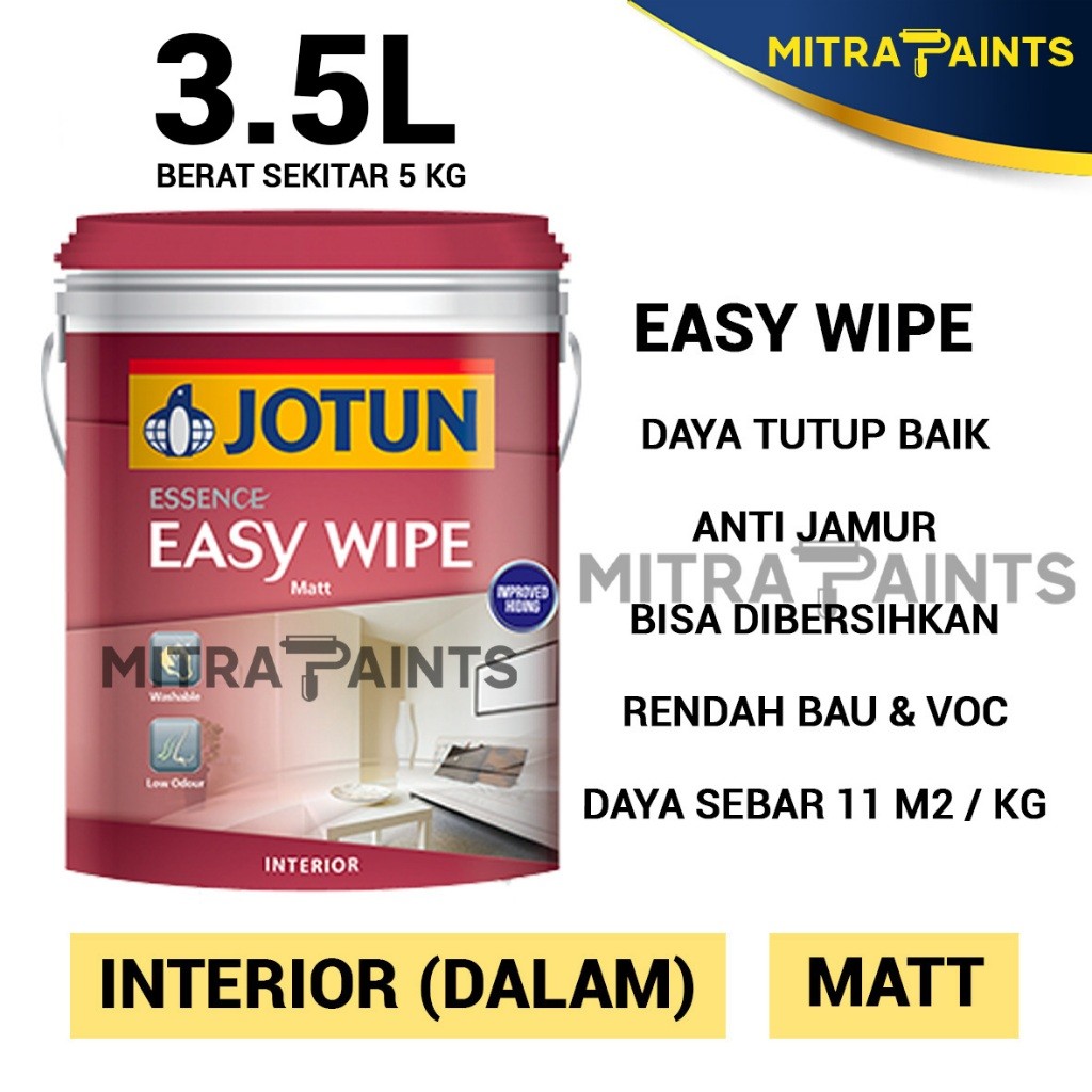 CAT TEMBOK INTERIOR EKSTERIOR JOTUN WARNA SKYLIGHT 1624 / PUTIH SUSU BROKEN WHITE