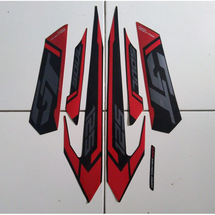 stiker striping yamaha soul gt 2015 hitam