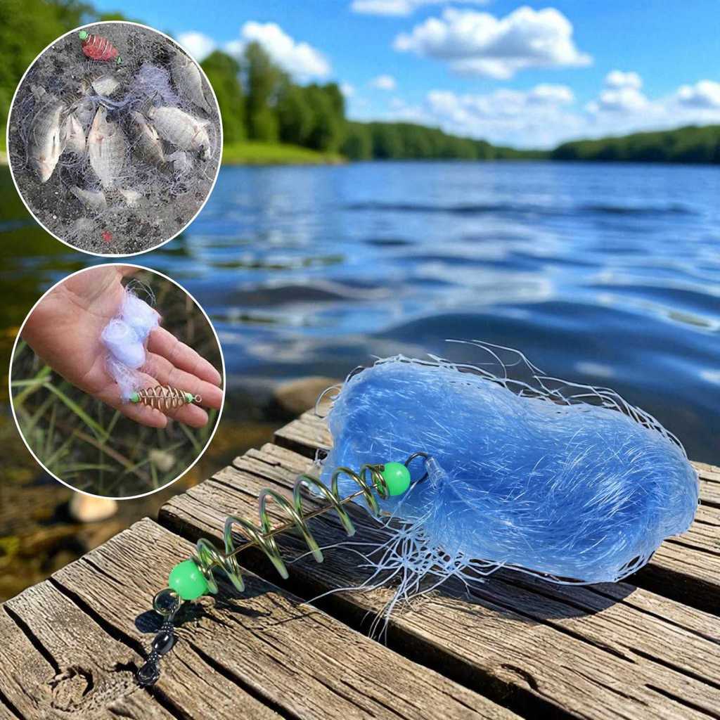 Bom Net Size 10 Jaring Pancing Ikan Nila & Mujair Premium Luminous
