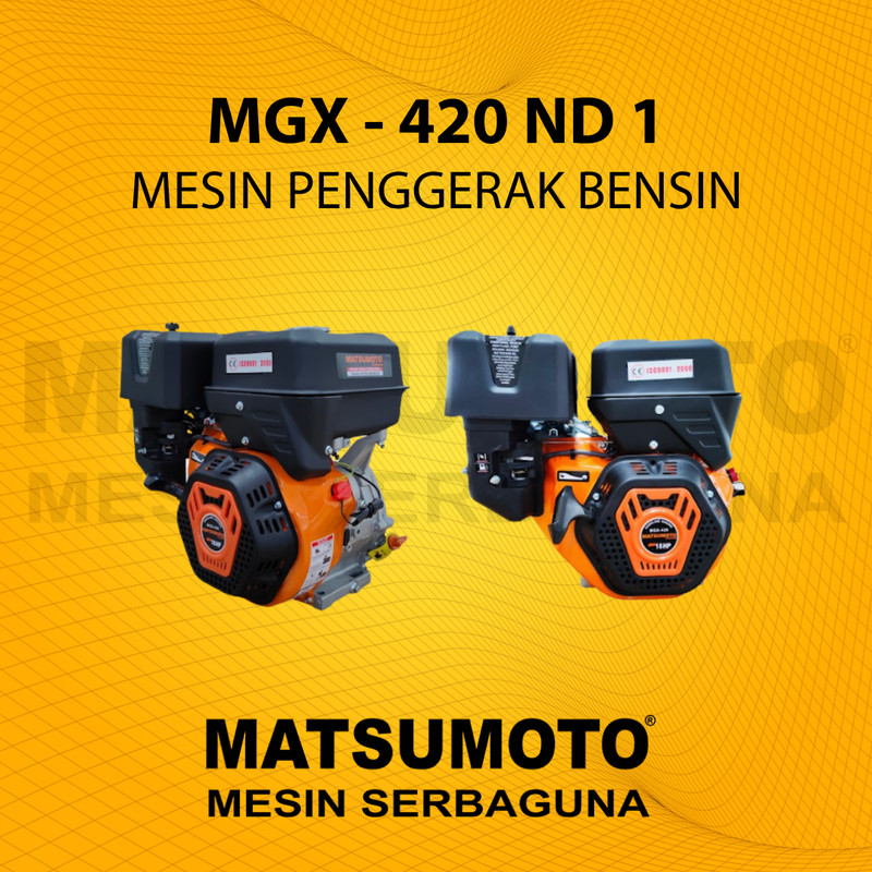 MATSUMOTO ENGINE / MESIN PENGGERAK BENSIN/ GASOLINE ENGINE TYPE MGX-420 (GARANSI RESMI)