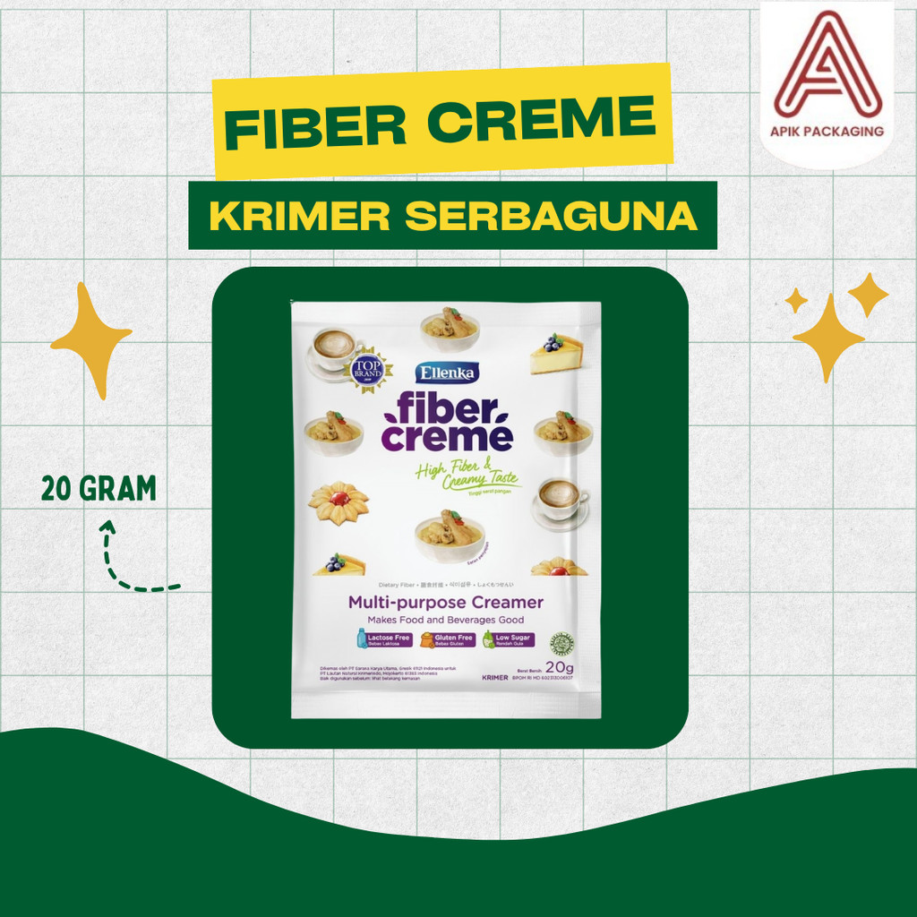 Fiber Creme Sachet 20gr – Creamer Pengganti Santan & Susu