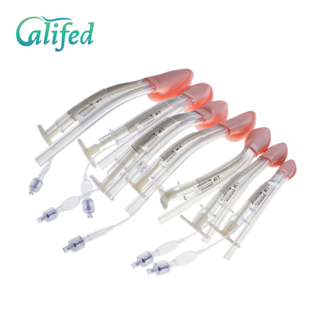Califed Reinforced Laryngeal Airway Mask sposable Double Lumen Silicone LMA Surgical truments ICU