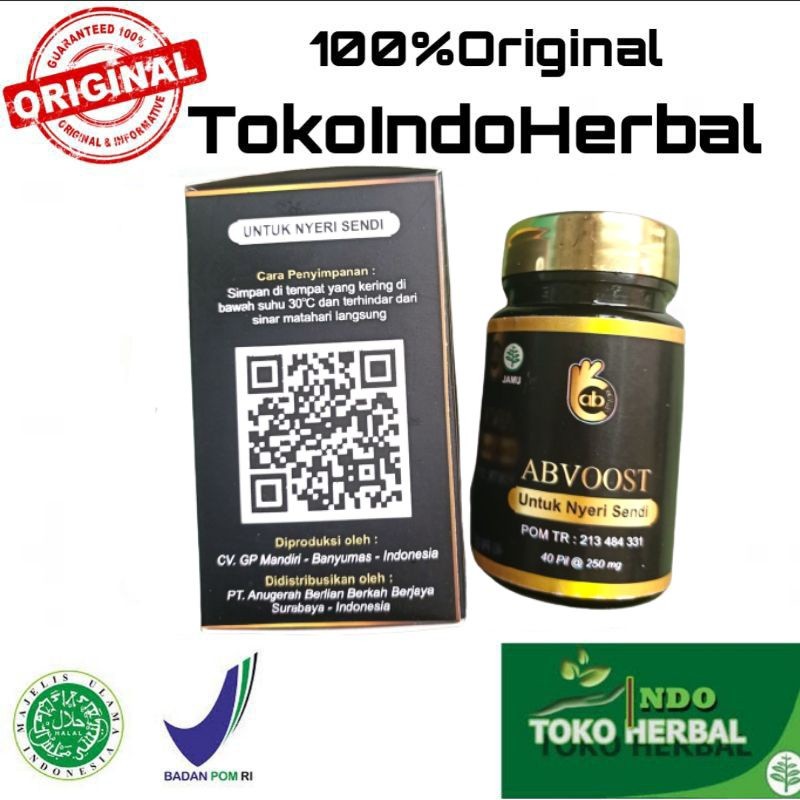 Abvoost Original 100% Obat Nyeri Sendi - Obat Sendi - Obat Saraf - Obat Segala Penyakit