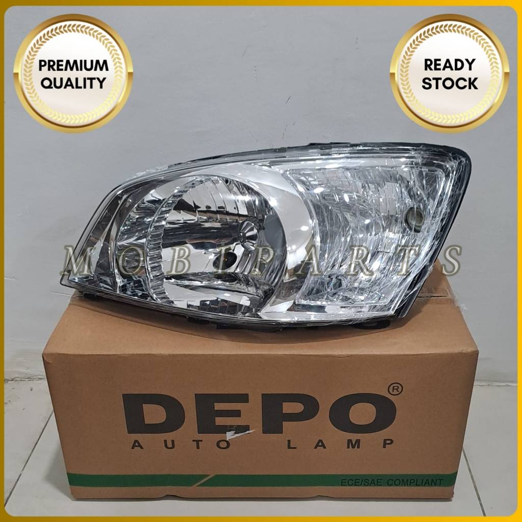 Head Lamp Lampu Depan Besar Kiri Hyundai Getz 2003-2006 DEPO