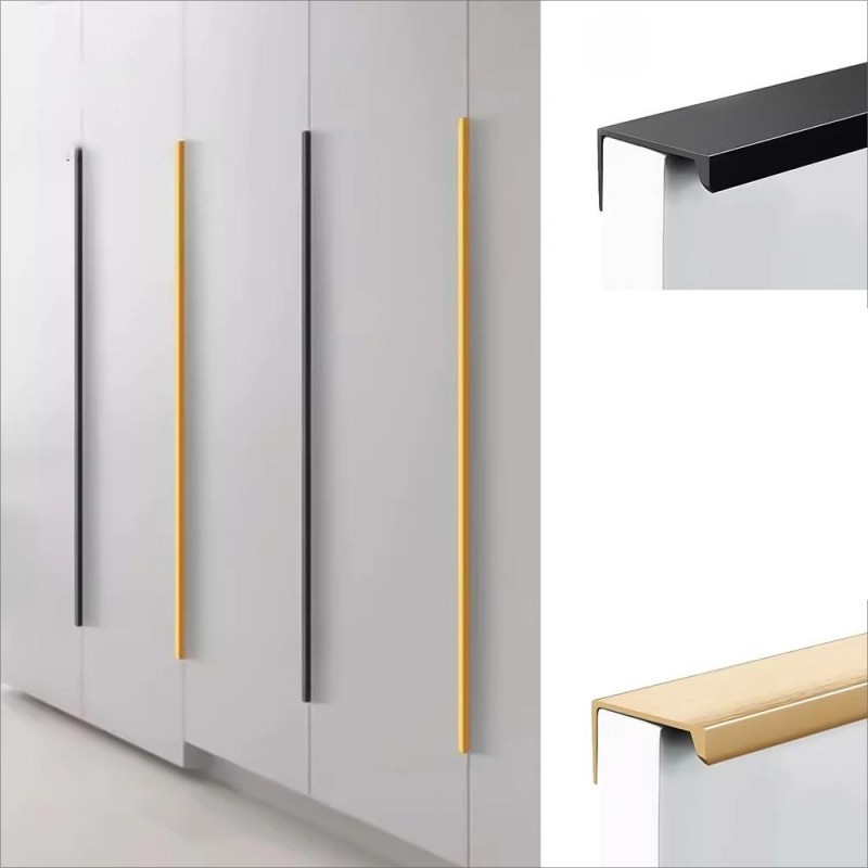 Tarikan Pintu Lemari Invisible 1 Meter Gagang Lemari Panjang Desain Tersembunyi Pegangan Lemari