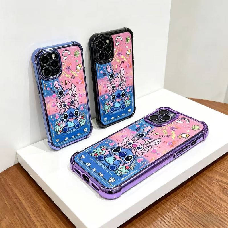 Casing HP untuk REDMI9 REDMI9A/9I REDMI9C REDMI9T REDMI10 REDMI10A REDMI10C REDMI10X Stitch & Angel 