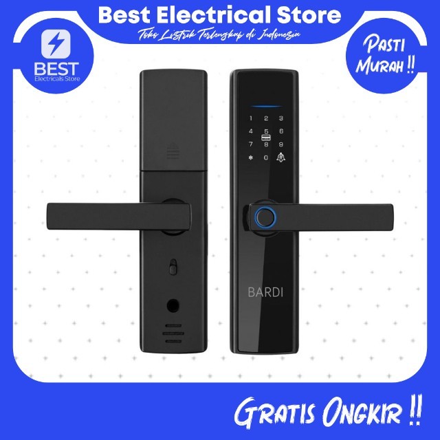 Bardi Smart Doorlock Lite Version Kunci Pintu Digital Pintar Anti Maling Akses Mudah untuk Rumah Mod