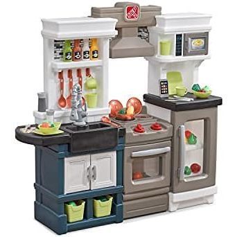 Step2 Modern Metro Kitchen Set for Kids – Includes 30+ Toy Kitchen Indoor/Outdoor Toddler Playset