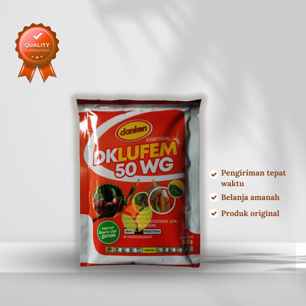 Danken Insektisida DK Lufem 50 WG 100 gr untuk Ulat Bawang Merah Pengendalian Serangga Tanaman