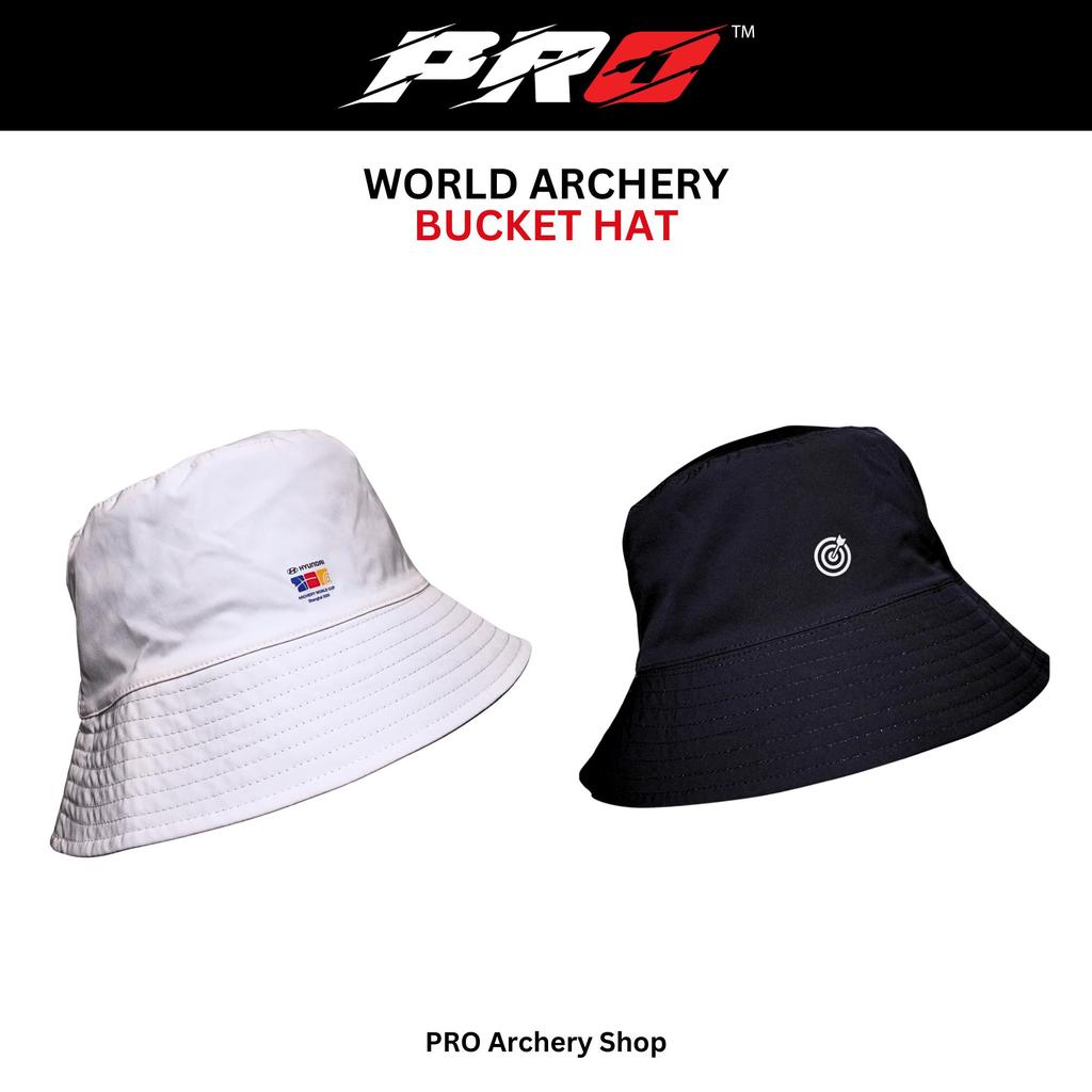 BUCKET HAT HYUNDAI WORLD ARCHERY | ARCHERY WORLD CUP SHANGHAI 2025 ORIGINAL | ALAT PANAHAN