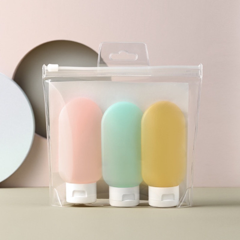 (acc ptk) Botol travel Lotion fliptop / Botol Travel Portable Tempat Sabun Cair Botol Sabun Lotion T