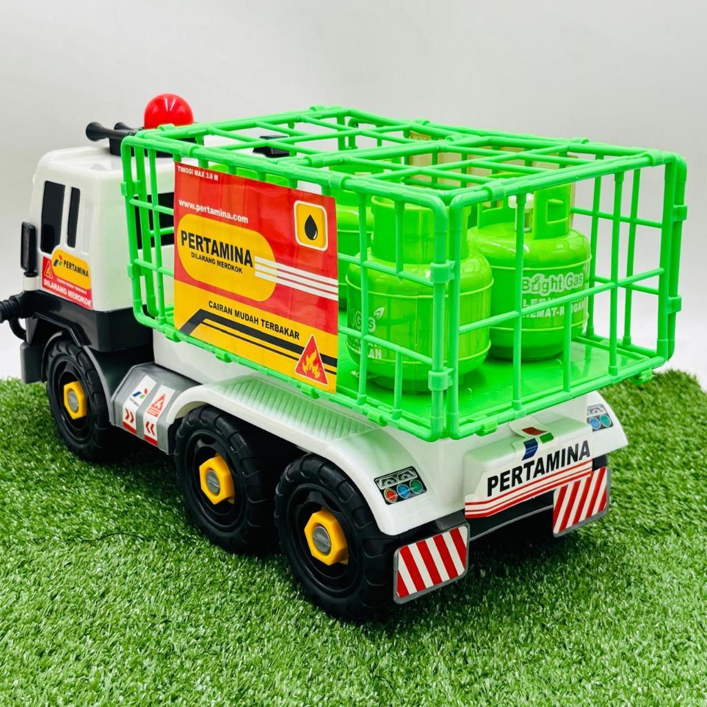 GENIUS KIDS Mainan Mobil Truk Pertamina Gas Elpiji - Truck Besar