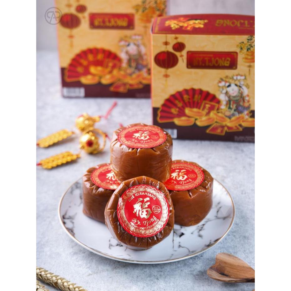 Promo Kue keranjang, dodol imlek,Kue Cina Ny. Tjong isi 4 pcs (Include Box) - Dengan BoxOri