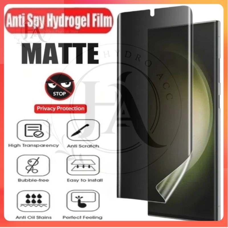 HYDRO Anti Gores Hydrogel Matte Spy Privasi Anti Intip For Huawei Nova 13 Pro Huawei Nova 5I Huawei 