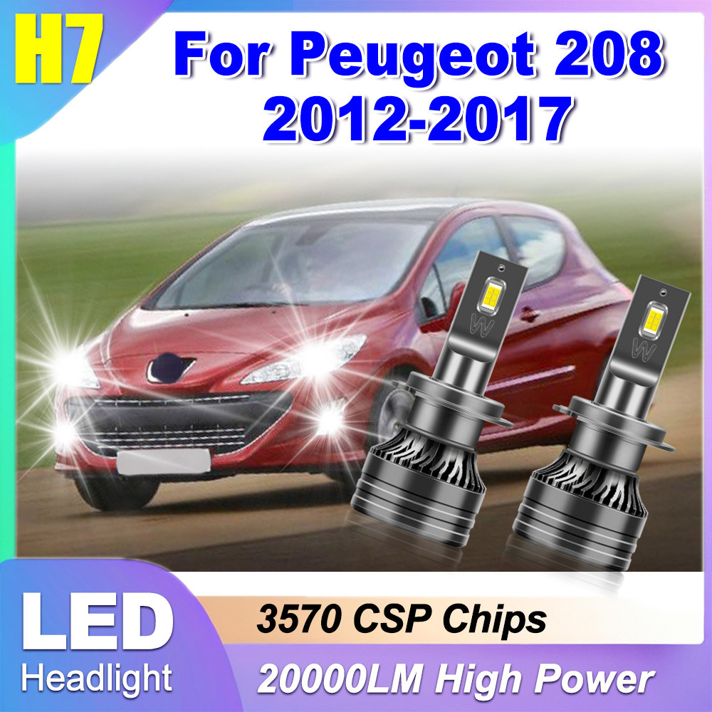 2PCS 20000LM LED Headlight 120W H7 Car Headlight CSP ips Canbus No Error 6000K White LED Headlamp Fo