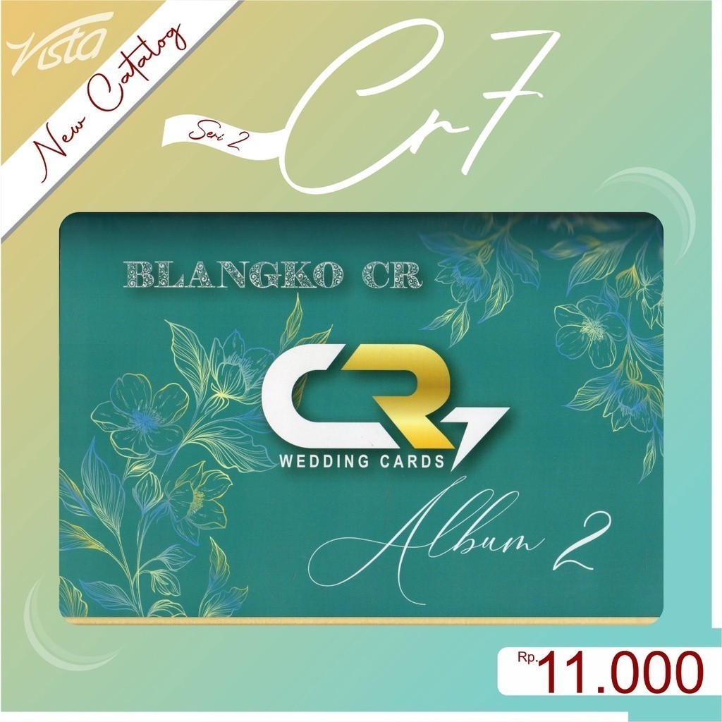 Katalog Undangan CR7 seri 2 (Blangko Center)
