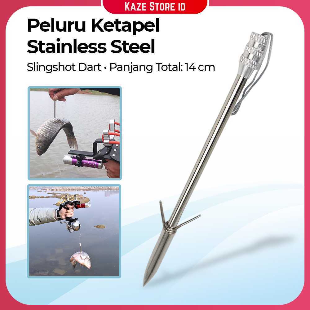 KONBMAN Peluru Ketapel Ikan Stainless Steel Slingshot Dart 1 PCS - KN830