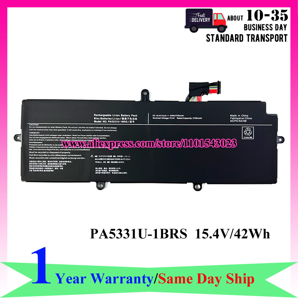 New 15.4V 42Wh PA5331U-1BRS Battery For Toshiba Dynabook Portege A30-E Tecra A40-e1420 X30l-g
