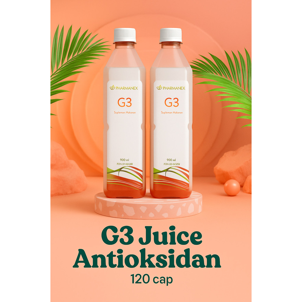 Jus Kesehatan Pharmanex G3 - Minuman Nutrisi Harian, Cegah Penuaan Dini, Tingkatkan Energi, & Dukung
