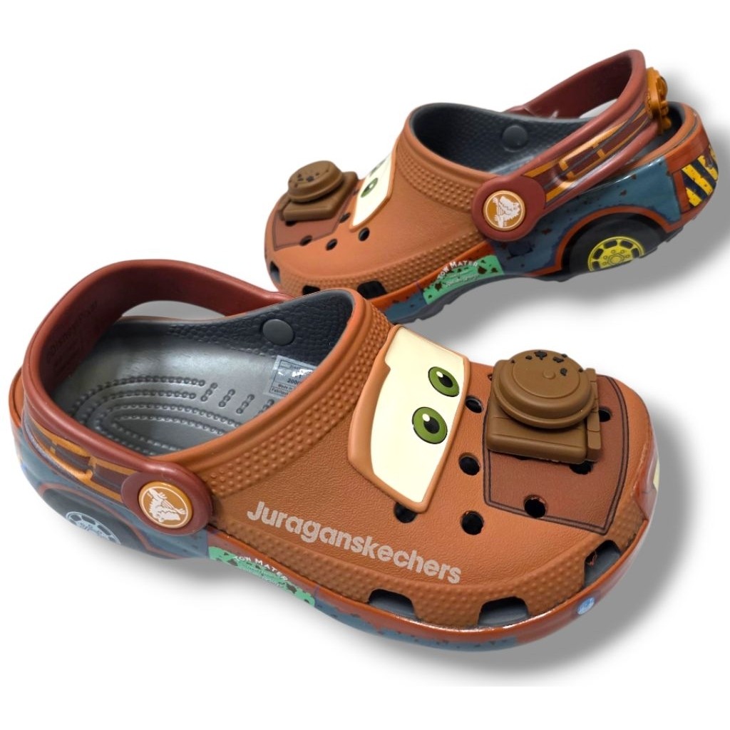 SANDAL ANAK & DEWASA CHARACTER CARS TOW MATER/SANDAL CARS TOW MATER/SANDAL ANAK CARS MCQUEEN (CROCS 