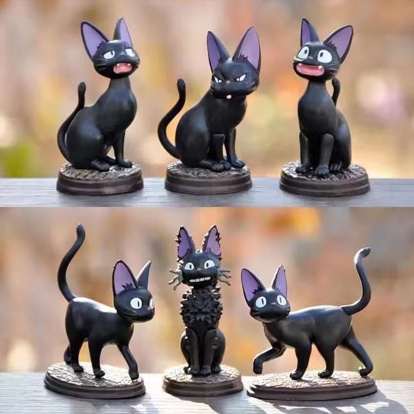 Machinegard Figure Kucing Studio Ghibli Kiki's Delivery Service JIJI Figure Loose
