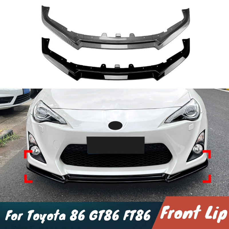 For Toyota 86 GT86 FT86 2012-2016 Car Front Bumper Lip Chin Spoiler Splitter Protective Cover BodyKi