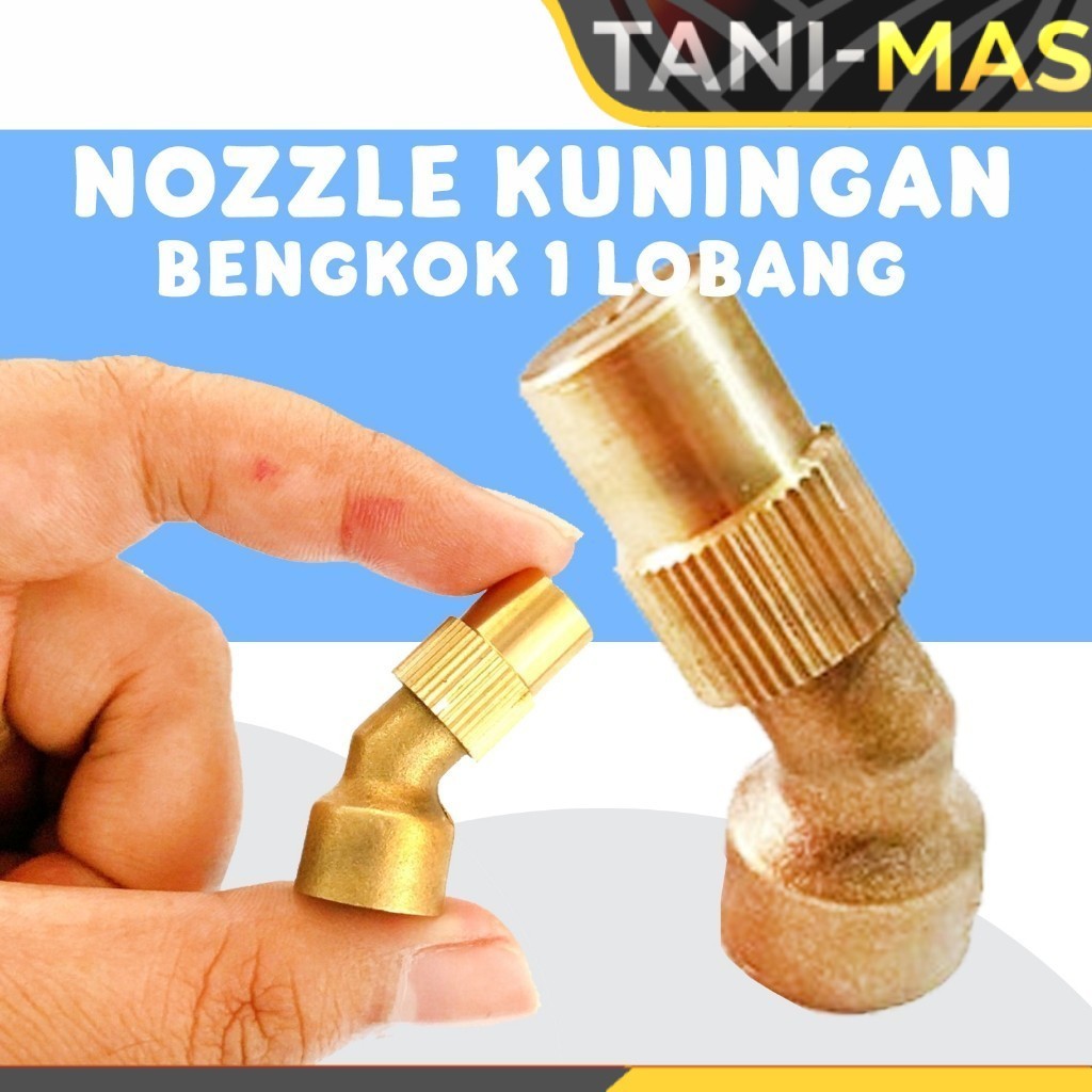 Kepala Nozzle Cuci AC - Model Bengkok
