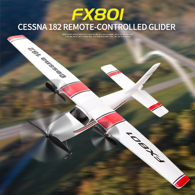 FX801 RC Plane EPP Foam glider 2.4G 2 RTF Remote Control  Aircraft Fixed Wingspan Airplane Toys Gift