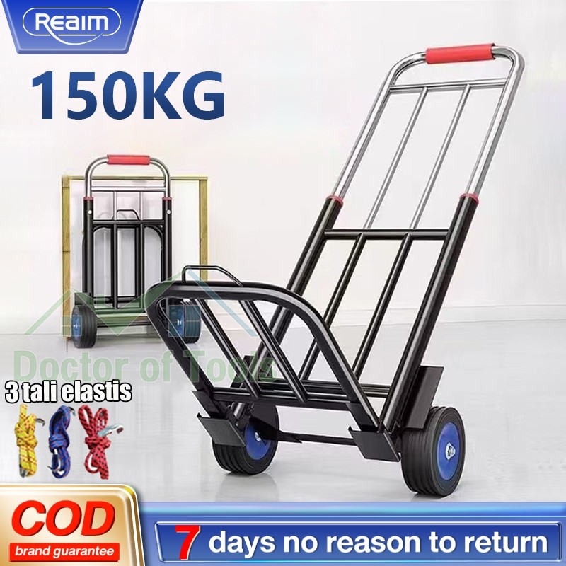 Troli Barang Reaim Troli / Trolley / Troly Lipat Serbaguna / Trolley Besi Lipat / Troli Galon / Trol